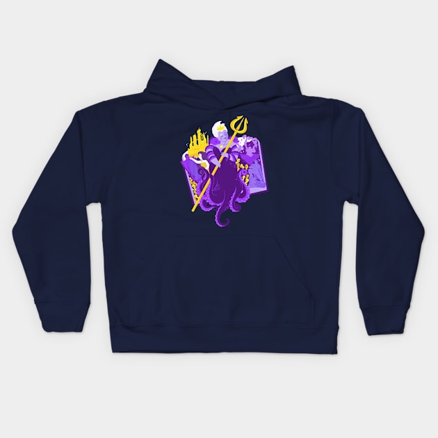 Sea Witch's Tale Kids Hoodie by TaylorRoss1